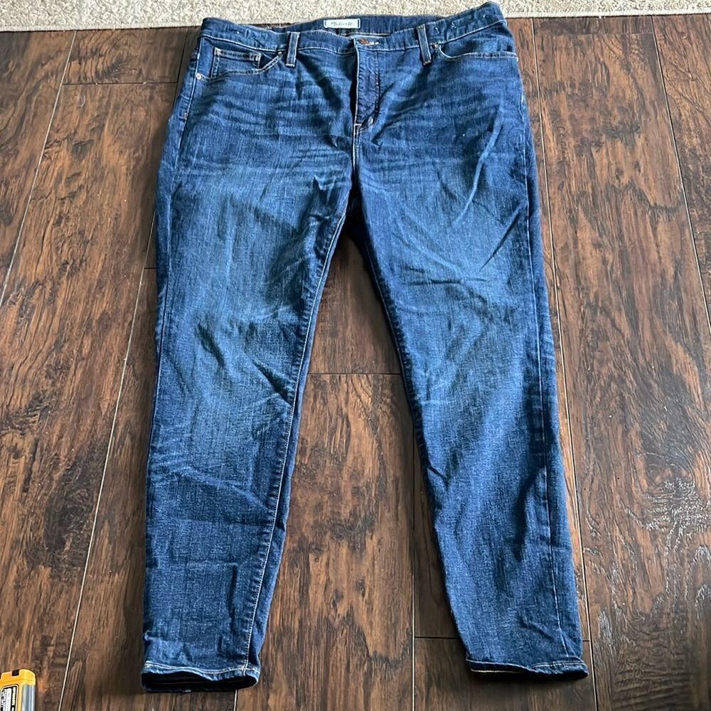 Madewell 10” high rise skinny jeans size 35 in EUC